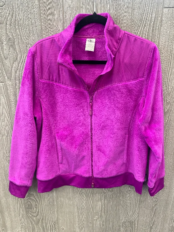 Athletic Jacket By Athletic Works In Purple, Size: L Laid