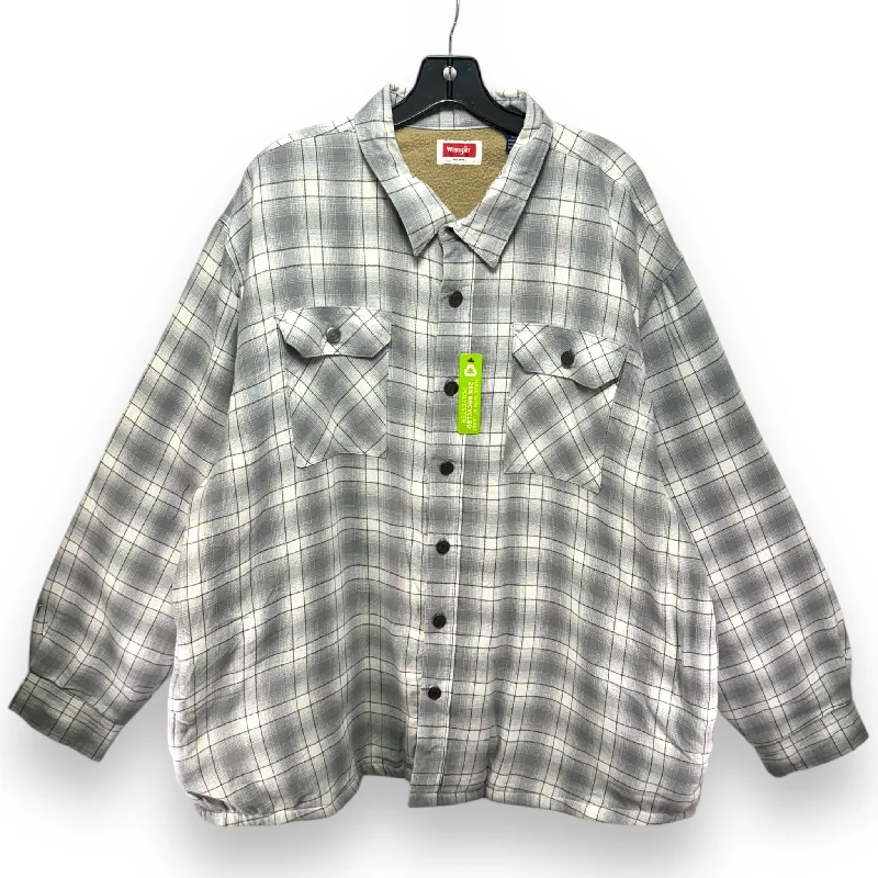 Jacket Shirt By Wrangler In Plaid Pattern, Size: 2x Lumberjack