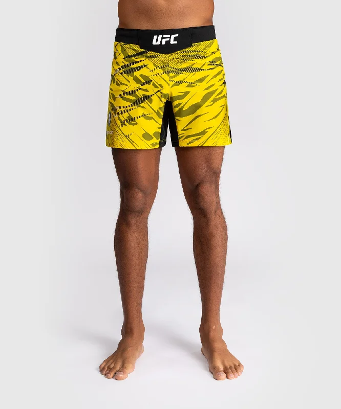 UFC Fusion by Venum Authentic Fight Night Men’s Fight Short - Short Fit - Yellow Laid