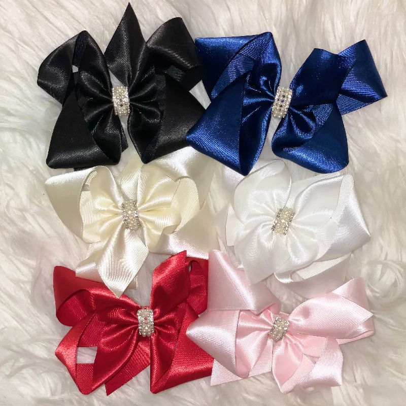 Satin Bow Clip British Gentleman Style