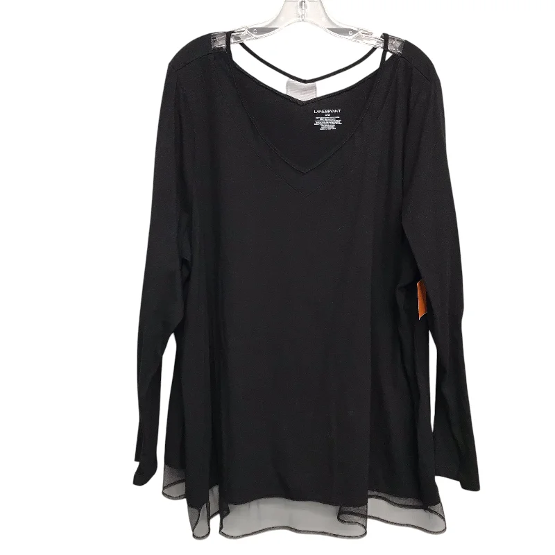 Top Ls By Lane Bryant In Black, Size:3X Earthy Men's Sustainable 